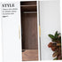 VALICLUD Brass Double Hole Drawer Handles Decorative Pull Knobs for Cabinets Wardrobes Shoe Cabinets Bedside Tables