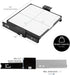 VIVO Under Desk Sliding 11 inch Pull-Out Whiteboard Drawer - Compact Note-Taking Workstation Organizer