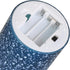 Set 3 Blue Flameless Candles with Remote and Timer, Real Wax Battery Operated Candles with Flickering Flame, Glass LED