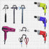 6PCS Pegboard Drill Holder | Pegboard Hooks and Accessories for Tool Storage and Display