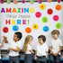 Zhanmai 36 Pcs Amazing Things Happen Here Inspirational Letter Cutouts, 3D Spring Paper Flower Bulletin Board