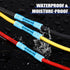 Frienda 500 Pcs Marine Grade Heat Shrink Butt Connectors, Insulated Crimp Wire Connectors, Awg 16-14 (Blue)