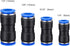 Honoson 40 Pieces Straight Push Connectors, Push To Connect Fittings Quick Release Pneumatic Connectors Air Line Fittings Connect Air Hose Fittings, 2 Way by Honoson