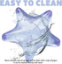 Elbow Gel Wrist Rest for Keyboard and Mouse Transparent Blue Sea Star Pad Cushion Ergonomic Cute Clear Cool Mouse Wrist