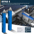10PCS 1/4" Metal Lathe Cutting Tools, C-6 Carbide Tip Cutter Tool Bit Cutting Set for Milling