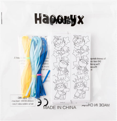 75Pcs Haooryx Nativity Color Your Own Bookmarks - Kids DIY Coloring Blank Bookmarks Christmas Party Game Prize Art