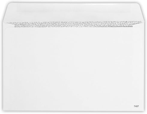 LUXPaper Double Window Tax Envelopes | Form W-2/1099 | Security Tint | 5 5/8" x 9" | White | 50 Qty