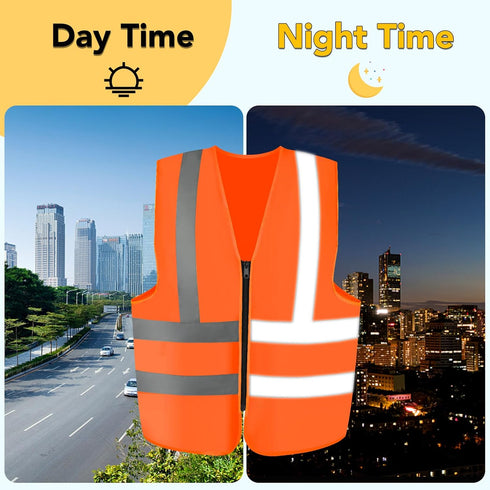 3-Pack Safety Vest for Women and Men