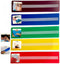 Smile4Autism 5 Large 2 1/2" X 10 1/4" Sentence Strips with 7 Color Sentence Starter Cards for Autism