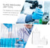 2pcs Glass Weighing Bottle, Ground Glass Stopper Lab Dispensing Bottles, Wide Mouth Wash Bottle, Lab Storage Bottles