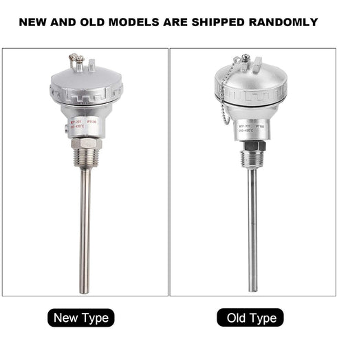 High Efficiency RTD PT100 Temperature Sensor Probe, 1/2" NPT Thread for Temperature Controllers Industrial
