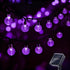 L LAMPOP 20 LED Decorations Crystal Globe Solar String Outdoor Lights with 8 Lighting