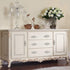 5 Pcs Rose Cabinet Knobs with Backplate, Vintage Floral Drawer Pulls, Zinc Alloy Handles for Cabinets, Dresser