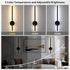 Dimmable 350Rotate, 24 Inch 1 Pack) Battery Operated Wall Sconce, Rechargeable Wall Lights with Remote Control, LED