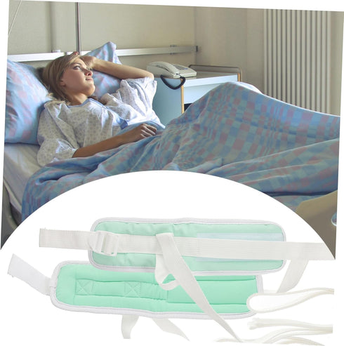 2pcs BESTYASH Limb Holder Patient Wrist Band Fixation Strap for Elderly