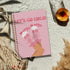 Preppy Pink College Ruled Spiral Notebook - Let’s Go Girls, Pink Preppy Boots Hardcover Journal for Girls School