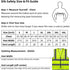 Vest Reflective ANSI Class 2, High Visibility Vest with Pockets and Zipper, Construction Work Vest Hi Vis Yellow XL