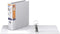 QuickFit Heavy-Duty File Binder, 3-Ring D-Ring Binder, 3 inch, White, Pack of 6