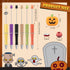 Ctosree 36 Sets Beadable Pens Bulk Terror Ballpoint Pens for Kids Terror Theme Party Supplies
