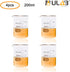 ULAB Scientific Glass Beakers, Vol. 200ml, 3.3 Borosilicate Griffin Low Form with Printed Graduation, Pack of 4, UBG1032