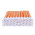4.8" Lab Swabs (100 pcs, Length/Swab Head Width = 122 mm/12 mm, Flat Rectangular) Lint Free Cleanroom Swab Sticks