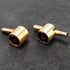 brandname 2 Pack Wwxuanke Round Knobs, Zinc Alloy Golden Round Knobs, Drawer Knobs, Wardrobe, Tv Cabinet, Coffee Table