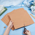 BENECREAT 10 PCS Cork Board, 12x12 Inch Square Coasters, 2mm Thick Sand Brown Cork Sheet for Wall Decorations