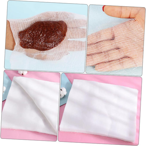 100pcs PartyKindom Professional Beauty Salon Gauze Pads Gauzes Paper Face Skincare