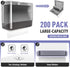 Commercial 200 Paper Towel Dispenser Wall Mount Paper Towel Holder Large Capacity Multifold/Trifold/C Fold Hand Towel