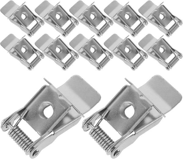 FAVOMOTO 10PCS Downlight Panel Lamp Spring Clip, 2-Hole Light Emitting Diode Recessed