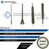 OdontoMed2011 Dissection Kit, 24 Pcs Advanced Lab Kit for Anatomy & Biology Students
