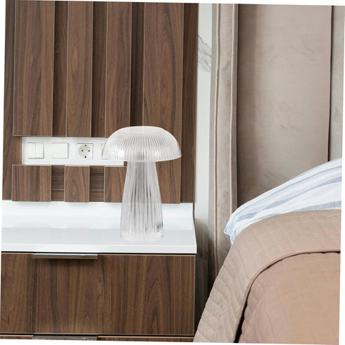 Mushroom LED Desk Lamp - Aesthetic Night Light for Bedroom and Living Room