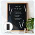 Kerros 16 Pack White Dry Erase Markers Magnetic Dry White Chalk Markers Pens Fine Point Tip - Small Blackboard Markers