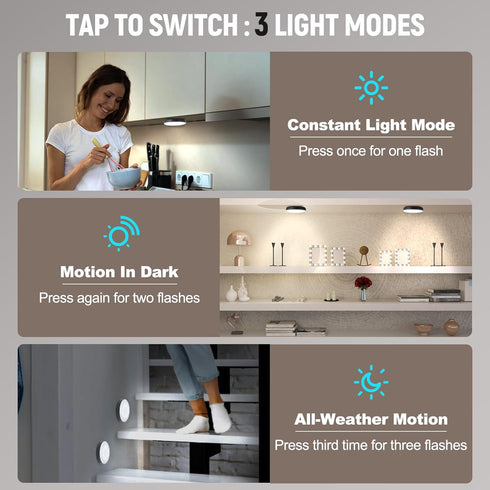2 Pack DWEPTU Motion Sensor Night Light LED Night Lights, Dusk to Dawn Motion Sensor for Bedroom, Bathroom, Toilet