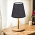 1pc DOITOOL Fabric Lampshade Black Home Decor Black Floor Lamp White Candles Small Lamp Shade Cloth Lamp Shades