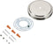 Aspen Creative 21509-31, Transitional Chandelier & Light Fixture Canopy Kit, w/Universal Crossbar, Brushed Nickel,