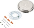Aspen Creative 21509-31, Transitional Chandelier & Light Fixture Canopy Kit, w/Universal Crossbar, Brushed Nickel,