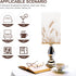 Cabilock Square Cloth Lamp Shade Rustic Fabric Lampshade for Table and Floor Lamps Soft Light Cover Easy to Install