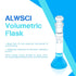 2PCS 5ML Volumetric Measuring Flask Set NS10/13, Graduated Glass Stopper, ASTM Class A Borosilicate Glass 3.3 for