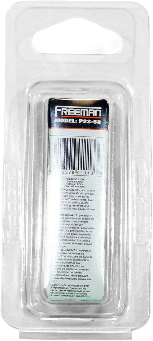 Freeman P23-58 23-Gauge 5/8" Glue Collated Headless Micro Pins (2000 Count)