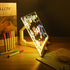Led Note Board with Colors, Glowing Acrylic Dry Erase Board with Light, Light up Dry Erase Board Memo Message Board Note Glass Led Board (5.9 * 5.9in)