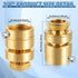 3/4'' Feamle 3/4'' Boltigen No Lead Brass Self-Draining Vacuum Breaker with GHT to GHT Male Thread Hose Bib Anti Siphon