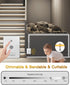2 Pack 5000mAh 13FT Closet Counter Under Cabinet Lighting Wireless, COB Motion Sensor Led Light Strips Indoor