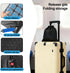 UsLikeDiy 3D Tailbone Grey Travel Seat Cushion Portable Inflatable Air Cell Seat Cushion for Long Flights, Car, Office