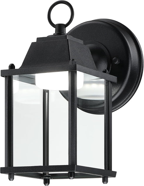 LIT-PaTH Outdoor LED Wall Lantern, Wall Sconce as Porch Lighting Fixture, 5000K