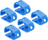 PATIKIL Plastic Tube Tubing Clamps, 5Pcs Adjustable Hose Clamp Clip for Laboratory Pinch Valve, Blue