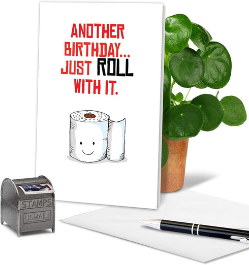 The Best Card Company Funny Birthday Puns Card - Hilarious 5x7 with Envelope Included