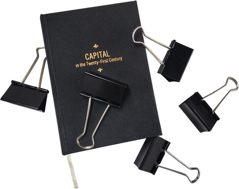 DSTELIN Extra Large Binder Clips, 2.4-Inch, 32 Pack, Big Paper Clamps for Office Supplies, 1.25 Inch Capacity, Black