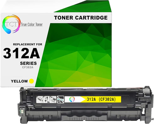 TCT Premium Compatible Toner Cartridge Replacement for HP 312A CF382A Yellow, 2,700 Pages