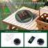 180LEDs 33FT,Rechargeable 4 in1 with13 Solar Camping Lights Camping String Lights Modes&Timer,Waterproof Christmas